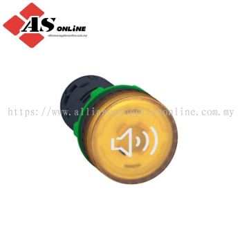 SCHNEIDER ELECTRIC Harmony XB5 Series Yellow Beacon-Buzzer Combination, IP69, IP67, IP66 24V ac/dc Base 90 dB @ 1m / Model: ASRCXB5KS2B8 / XB5KS2B8