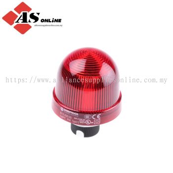 WERMA EM 815 Series Red Steady Beacon 230V ac/dc, Incandescent Bulb Panel, IP65 / Model: ASRC815.100.00 / 815.100.00