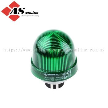 WERMA EM 815 Series Green Steady Beacon 230V ac/dc, Incandescent Bulb Panel, IP65 / Model: ASRC815.200.00 / 815.200.00