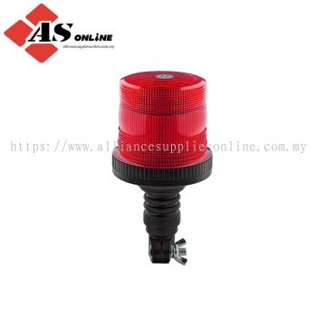 VLCB Series Red Flashing LED Beacon 110V, LED Bulb Base, IP67 / Model: ASRC239-9235 / 239-9235