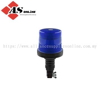 VLCB Series Blue Flashing LED Beacon 110V, LED Bulb Base, IP67 / Model: ASRC239-9233 / 239-9233