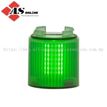 Green Steady Effect LED Beacon, LED Bulb 24V ac/dc, AC/DC, IP65 / Model: ASRC124-512 / 124-512