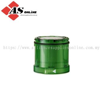 WERMA KombiSIGN 71 Series Green Steady Effect Beacon Unit, LED Bulb 24V, AC/DC, IP65 / Model: ASRC644.200.75 / 644.200.75