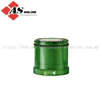 WERMA KS71 Series Green Blinking Effect Flashing Light Element, LED Bulb 24V, AC/DC, IP65 / Model: ASRC644.210.75 / 644.210.75