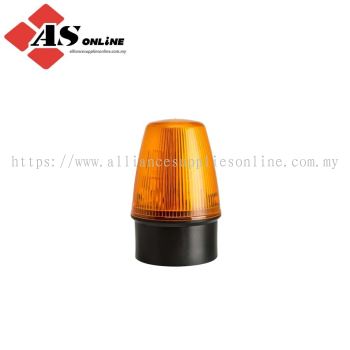 MOFLASH LED 100 ECO Series Amber Flashing, Static Beacon 80V, LED Bulb Wall, Surface, IP65 / Model: ASRCLED100-03-01 / LED100-03-01