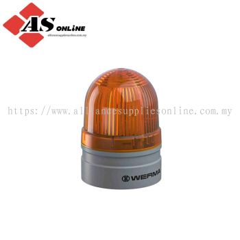 WERMA EvoSIGNAL Mini Series Yellow Multiple Beacon 24V, LED Bulb Base, IP66 / Model: ASRC260.310.75 / 260.310.75