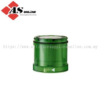 WERMA KS71 Series Green Continuous Effect Flashing Light Element, LED Bulb 115V, AC, IP65 / Model: ASRC644.200.67 / 644.200.67