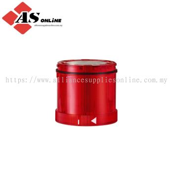 WERMA KS71 Series Red Continuous Effect Flashing Light Element, LED Bulb 115V, AC, IP65 / Model: ASRC644.100.67 / 644.100.67
