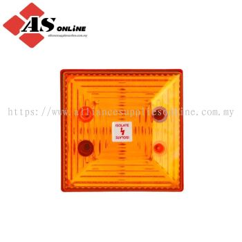 CLIFFORD & SNELL SD/FD40 Series Amber Flashing Beacon 28.5V dc, LED Bulb Wall, Conduit, Bulkhead Mount, IP65 / Model: ASRC212898 / 212898