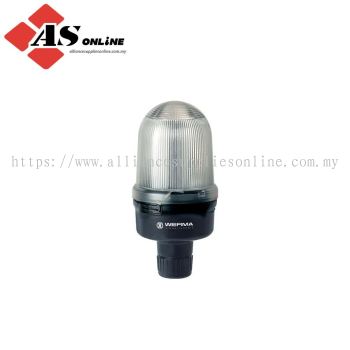 WERMA 826 Series Clear Continuous Beacon 230V, Filament Bulb Tube, IP65 / Model: ASRC826.410.00 / 826.410.00