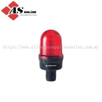 WERMA 826 Series Red Continuous Beacon 230V, Filament Bulb Tube, IP65 / Model: ASRC826.110.00 / 826.110.00