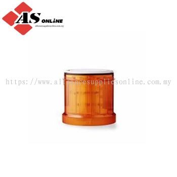 AUER SIGNAL ECO Series Orange Flashing Beacon 240V, LED Bulb Tube, IP66 / Model: ASRC900021313 / 900021313