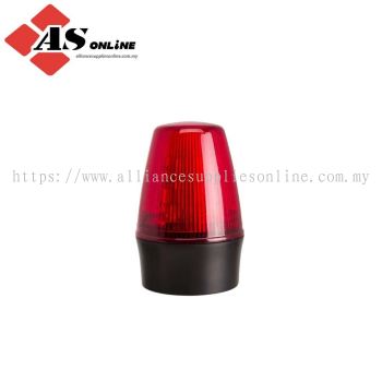 MOFLASH LEDS100 ECO Series Red Static, Flashing Beacon 85V, LED Bulb Wall, IP65 / Model: ASRCLEDS100-03-02 / LEDS100-03-02