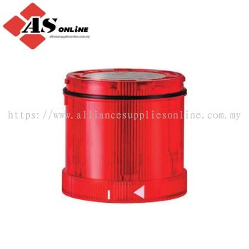 WERMA 644 Series Red Blinking Effect Beacon Unit, LED Bulb 24V dc, AC/DC, IP65 / Model: ASRC644.110.75 / 644.110.75