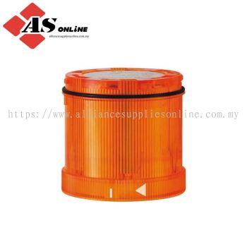 WERMA 644 Series Yellow Steady Effect Beacon Unit, LED Bulb 230V ac, AC, IP65 / Model: ASRC644.300.68 / 644.300.68