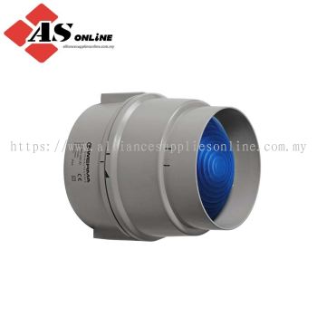 WERMA 890 Series Blue Continuous Beacon 230V, Filament Bulb Base, Wall, IP65 / Model: ASRC890.500.00 / 890.500.00