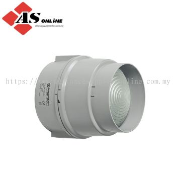 WERMA 890 Series Clear Continuous Beacon 230V, Filament Bulb Wall, Base, IP65 / Model: ASRC890.400.00 / 890.400.00