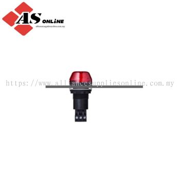 AUER SIGNAL IBS Series Red Flashing, Steady LED Beacon 240V ac, LED Bulb Base, IP65 / Model: ASRC800502313 / 800502313