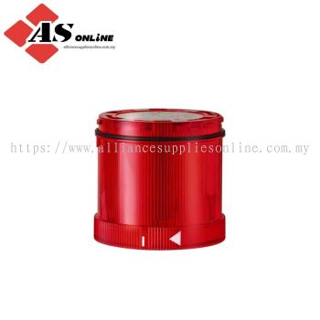 WERMA KS71 Series Red Blinking Effect Flashing Light Element, LED Bulb 115V, AC, IP65 / Model: ASRC644.110.67 / 644.110.67