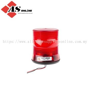 CB Series Red Flashing Beacon 3V dc, LED Bulb, IP56 / Model: ASRC907-6040 / 907-6040