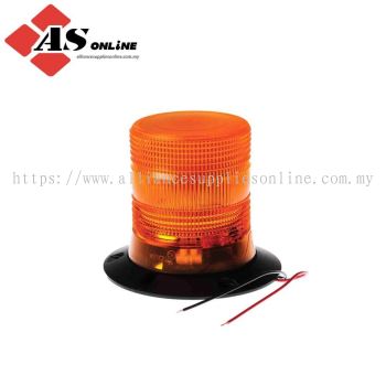 LCB Series Amber Flashing Beacon 30V dc, LED Bulb Wall, Surface, IP56 / Model: ASRC907-6025 / 907-6025