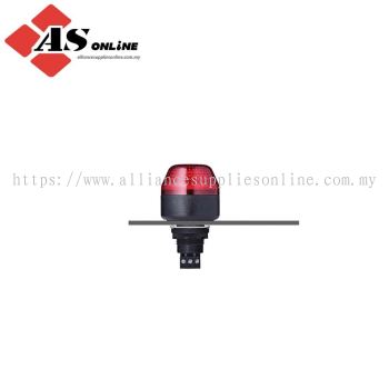 AUER SIGNAL IBM Series Red Flashing, Steady Beacon 240V ac/dc, LED Bulb Flat Mount, IP65 / Model: ASRC801502405 / 801502405