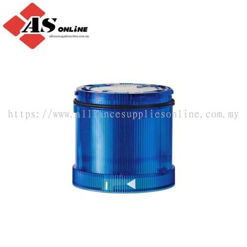 WERMA KS71 Series Blue Flashing Effect Flashing Light Element, Xenon Bulb 230V, AC, IP65 / Model: ASRC643.500.68 / 643.500.68