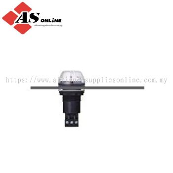 AUER SIGNAL M22 Series Clear Flashing, Steady Beacon 240V, LED Bulb Panel, IP65 / Model: ASRC800504313 / 800504313