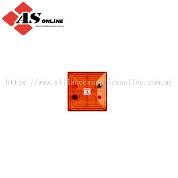 CLIFFORD & SNELL  SD40 Series Amber Static Effect LED Beacon, LED Bulb 85V ac/dc, AC/DC, IP65 / Model: ASRC245460 / 245460