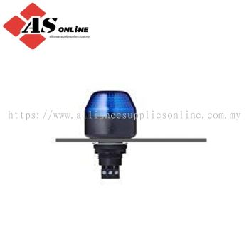 AUER SIGNAL M22 Series Blue Flashing, Steady Beacon 120V, LED Bulb Panel, IP65 / Model: ASRC801505310 / 801505310