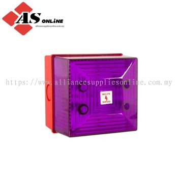 CLIFFORD &amp; SNELL FD40 Series Blue Flashing Beacon 28.5V dc, LED Bulb Wall, IP65 / Model: ASRCFD40/DL/B/25 / FD40/DL/B/25