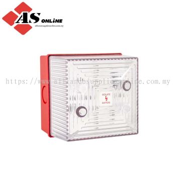 CLIFFORD & SNELL FL40 Series Clear Flashing Beacon 230V ac, Xenon Bulb Wall, IP65 / Model: ASRCFL40/F50/C/RN / FL40/F50/C/RN