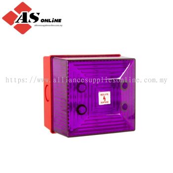 CLIFFORD & SNELL FD40 Series Magenta Flashing Beacon 28.5V dc, LED Bulb Wall, IP65 / Model: ASRCFD40/DL/M/25 / FD40/DL/M/25