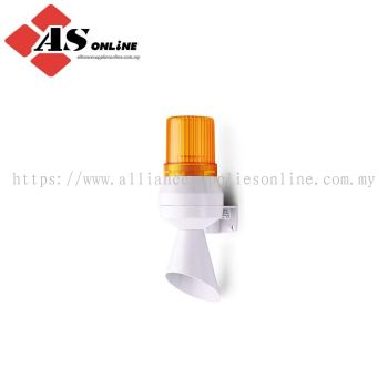 AUER SIGNAL KLL Series Amber Beacon-Sounder Combination, IP43 24V dc Vertical 92 dB @ 1m  Model: ASRC710111005 / 710111005