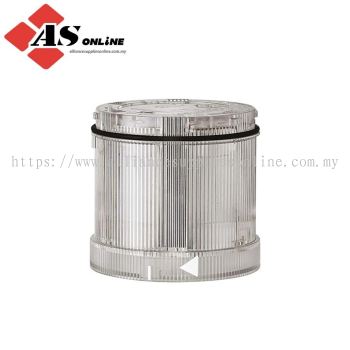 WERMA 644 Series Clear Steady Effect Beacon Unit, LED Bulb 24V dc, AC/DC, IP65 / Model: ASRC644.400.75 / 644.400.75