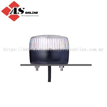 AUER Signal PCL Series Clear Flashing, Steady LED Beacon 24V ac/dc, LED Bulb Tube, Vertical, Horizontal, IP67, IP69 / Model: ASRC861504405 / 861504405