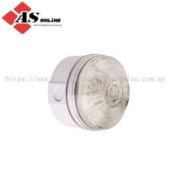 Moflash LED195 Series White Flashing, Steady LED Beacon 230V, LED Bulb Surface, IP65 RS Stock No.: 222-2002 Mfr. Part No.: LED195-05WH-05