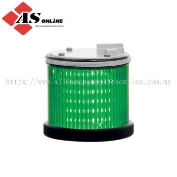 Green Steady, Flashing Effect Beacon Unit, LED Bulb 24V ac/dc, AC/DC, IP66 / Model: ASRC190-2895 / 190-2895