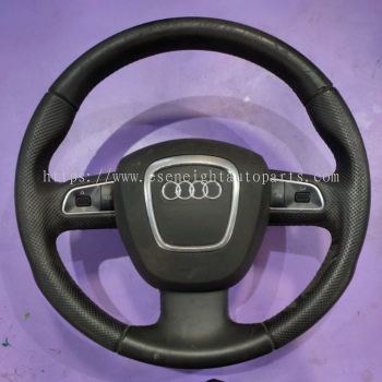 AUDI A4 STEERING WHEEL WITH AIRBAG COVER/CONTROL SWICTH AND PADDLE SHIFT USED ( NO AIRBAG GAS )