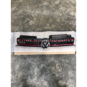 VOLKSWAGEN GOLF MK6 FRONT GRILLE GTI ( NEW GRILLE WITH LOGO )