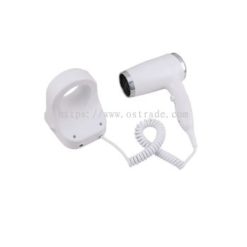 LAN HH23418HV  Wall Mounted Hotel Style Hair Dryer