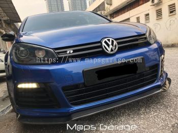 Volkswagen VW Golf MK6 R Exotic Carbon Front Lip