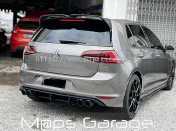 Volkswagen VW Gold MK7 R Oettinger Carbon Spoiler/ Maxton Carbon Diffuser