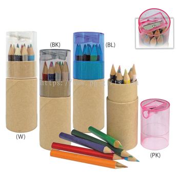 CLP 4633 Color Pencil & Sharpener (12 pcs)