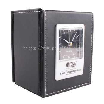 PH 1823 Pen Holder with Clock