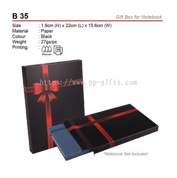 B 35 Gift Box for Notebook