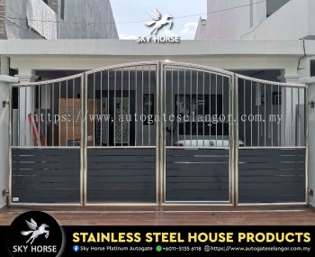Aluminum Stainless Steel Auto Gate Design Selangor | Malaysia 