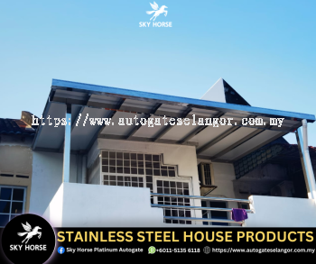 Polycarbonate Roofing Aluminum Composite Panel Skylight Stainless Steel Awning Installation Shah Alam | Malaysia 