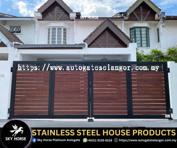 Latest Trackless Aluminum Folding Auto Gate Design Puchong | Malaysia  
