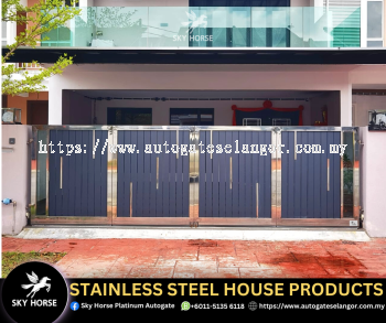 Latest Aluminum Stainless Steel Auto Gate Design Shah Alam | Malaysia 